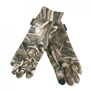 8061 Deerhunter MAX 5 Gloves with Silicone Grip - 95 Realtree Max-5 Camouflage