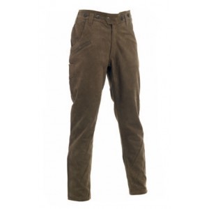 3031 Deerhunter Strasbourg Leather Boot Trousers - Brown