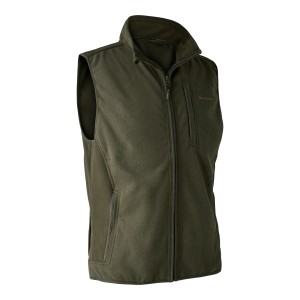 4515 Deerhunter Gamekeeper Bonded Fleece Waistcoat - 371 Graphite Green