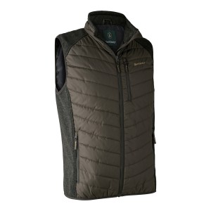 4572 Moor Padded Waistcoat w. Knit - 571 Brown Leaf / 393 DH Timber / 477 Dark Prune / 786 Dark Blue  (Dk Blue S/M/L out of stock until Oct 21).
