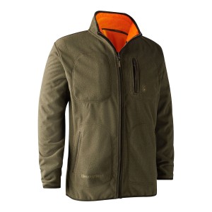 5526 Gamekeeper Bonded Fleece Jacket - reversible / 669 Orange