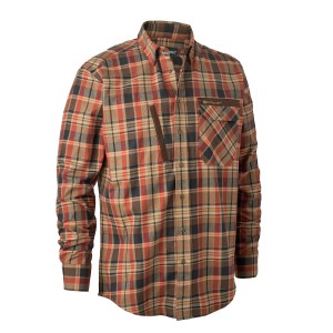 8936  Hektor Shirt  - 68936 Orange Check