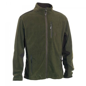 5721 Deerhunter Muflon Zip-In Fleece Jacket - 376 Art Green